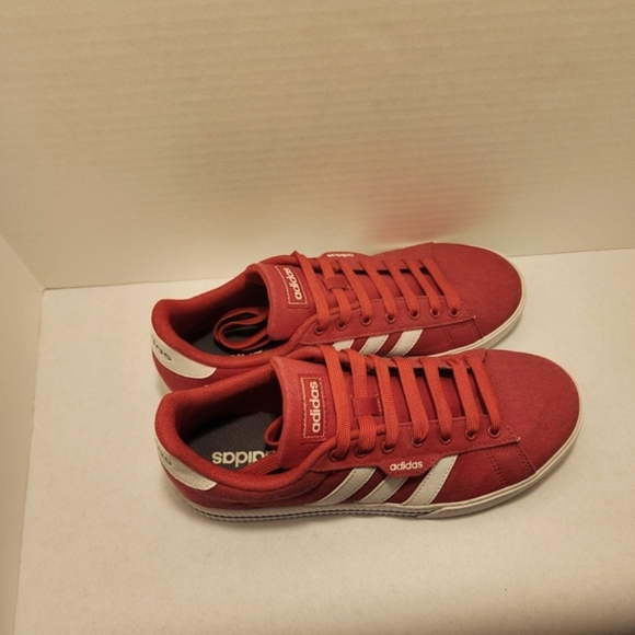 Adidas Daily 3.0 Men's Red And White Sneakers GY8116, Size 9.5 - Picture 3 of 10